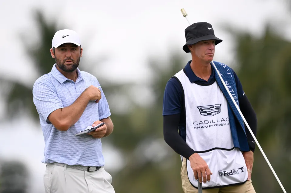 It was a frustrating outing for Scheffler at the Cadillac Championship