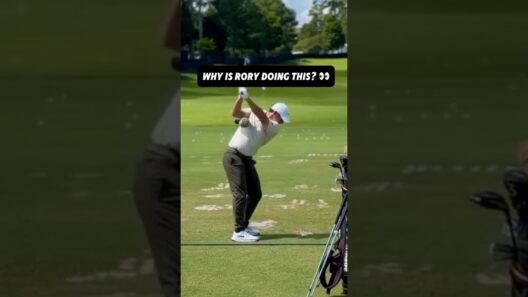 RORY McILROY’S NEW GOLF SWING DRILL 👀 #rorymcilroy #golf #golfdrills