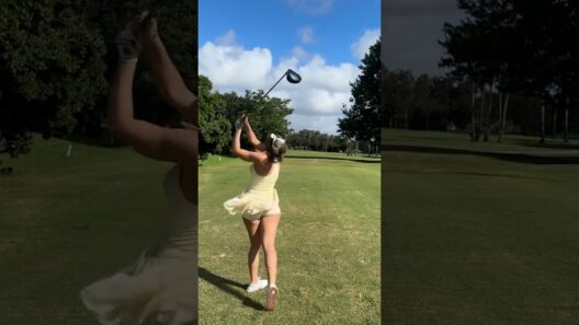 Amazing Golf Swing you need to see | Golf Girl awesome swing | Golf shorts | AMY GRIMMOND