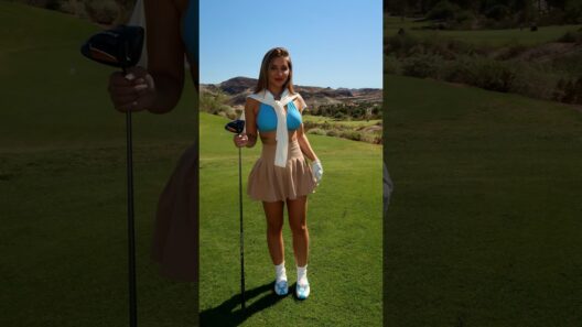 Amazing Golf Swing you need to see | Golf Girl awesome swing | Golf shorts | Jocelyn Paryz