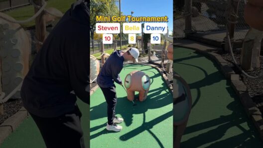 Mini Golf Tournament #2 (Hole 6) BELLA’S BACK!! #minigolf #minigolfing #golf #viral #puttputt