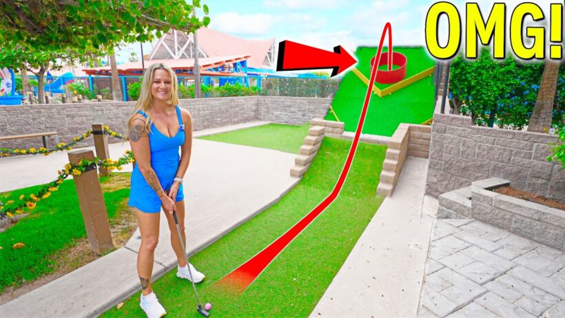 My BEST Hole in One EVER! Epic Mini Golf Course!