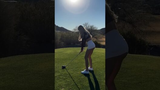 Amazing Golf Swing you need to see | Golf Girl awesome swing | Golf shorts | Anna Kbae