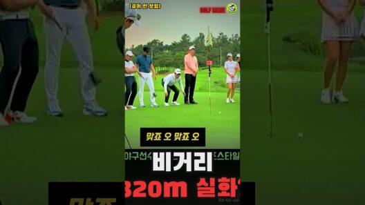 이대호 안정환 골프 320m vs 275m 드라이버 극과 극