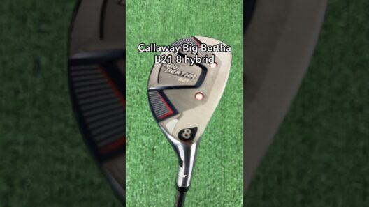 Callaway Big Bertha B21 8 Hybrid 33* RCH 65 Senior A Flex Graphite RH 38" $169.96 with CLUB15