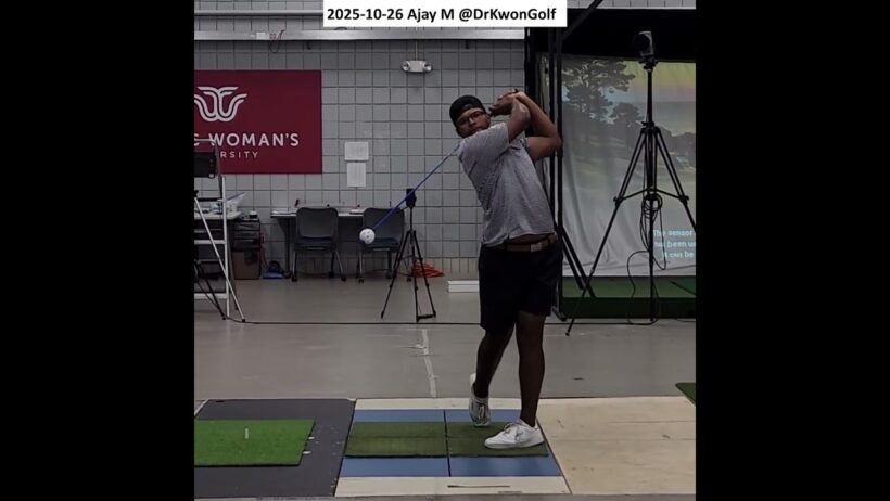 2025-10-26 Ajay M (18) #biomechanics #golf #stepdrills #wooshstick #swingrope