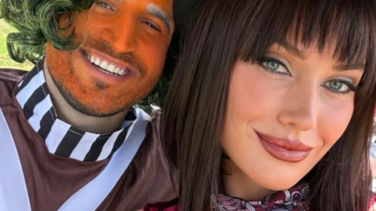 Paige Spiranac suffers a wardrobe malfunction with her daring Halloween costume in the middle of a golf challenge